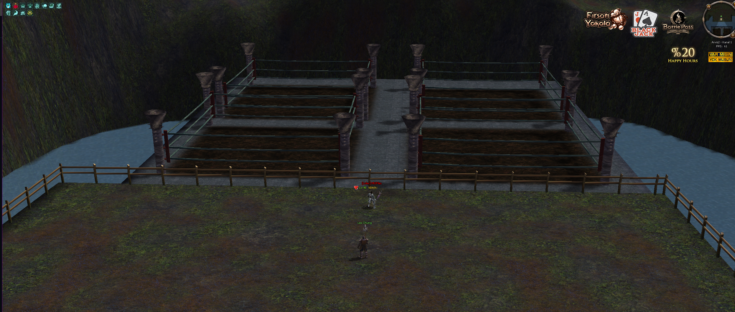 V1 1v1 arena sistemi